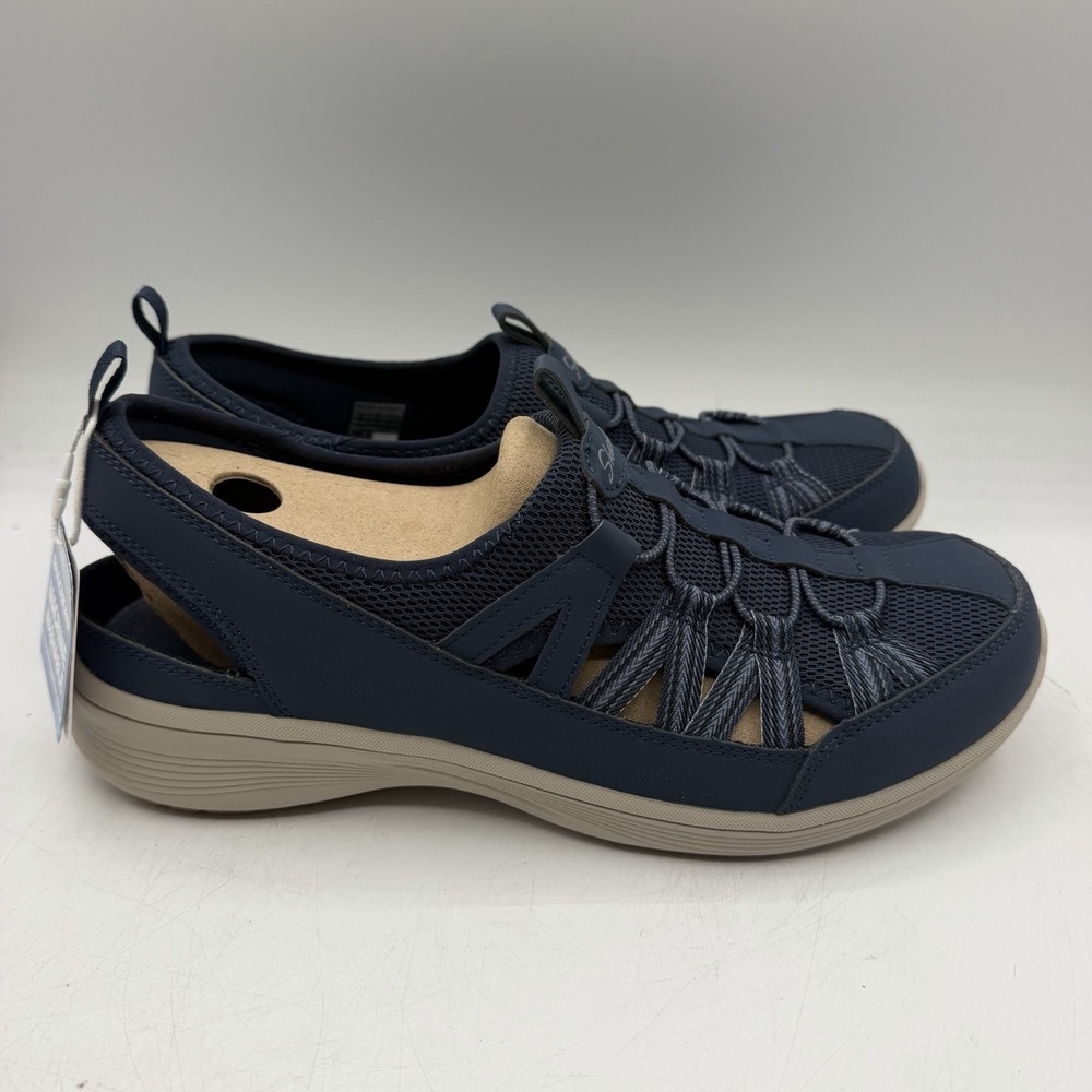 Skechers New Coool Sweet Promise Sandals Womens Sz 9.5 Navy Blue Slip On Shoes - Picture 2 of 11